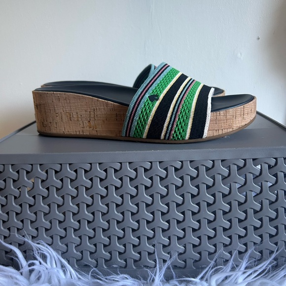 kate spade new york Breeze Platform Wedge Sandals size 9 - Picture 2 of 4